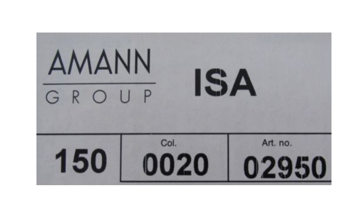 Crni donji konac Amann ISA No 150 za štikanje 10 000m BobbinFil Slika 3