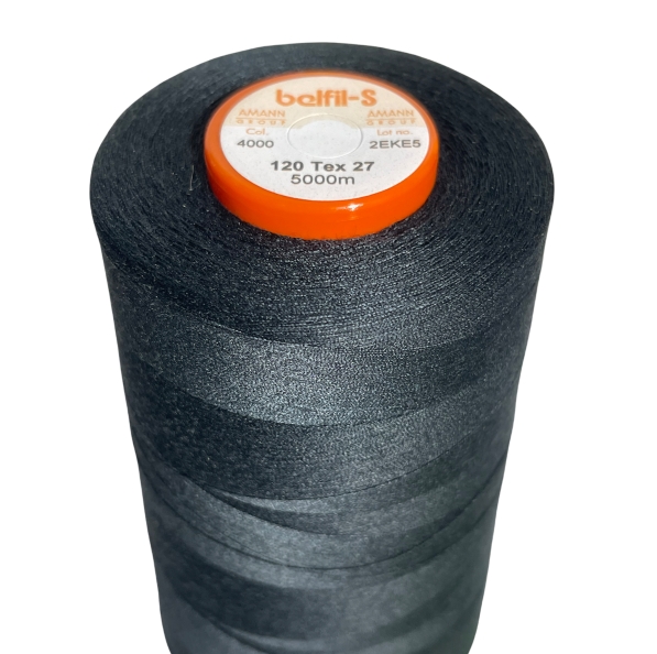 Boja 4000 51030 Amann BELFIL S No 120 5 000m crni konac za endlericu