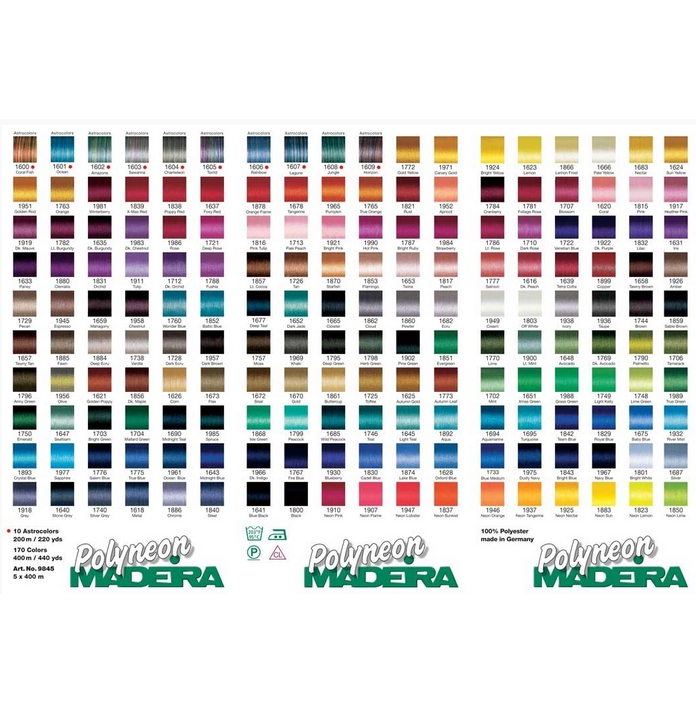 Madeira Polyneon farkarte