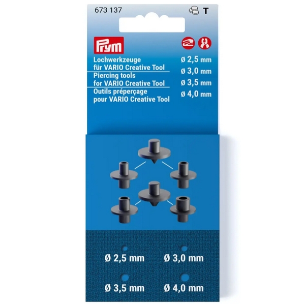 Alat za bušenje rupa Ø 2 5/3 0/3 5/4 0 mm za Prym VARIO Creative Tool prešu
