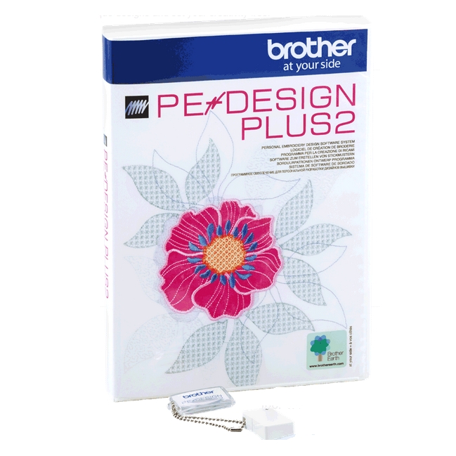 Brother F580 2u1 stroj za šivanje i štikanje sa PEDPLUS2 basic embroidery software Slika 2