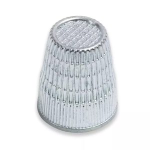 NAPRSTAK s protukliznim rubom Prym S 16mm srebrni